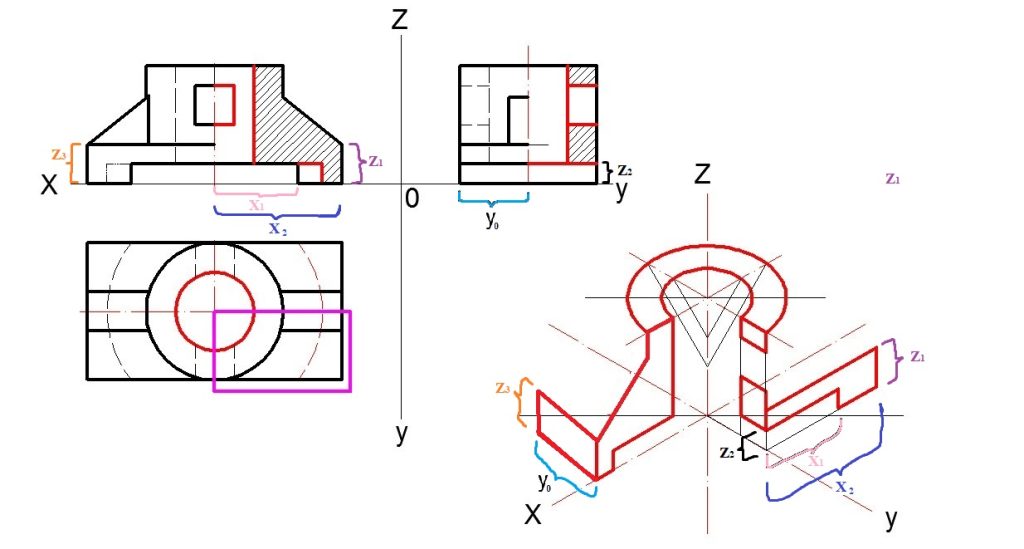 аксонометрия с вырезом четверти_2